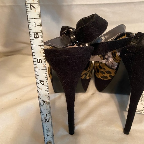 G21 heels black / animal print size 7 new - Picture 6 of 12